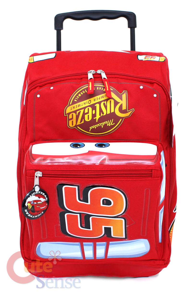 disney mcqueen luggage